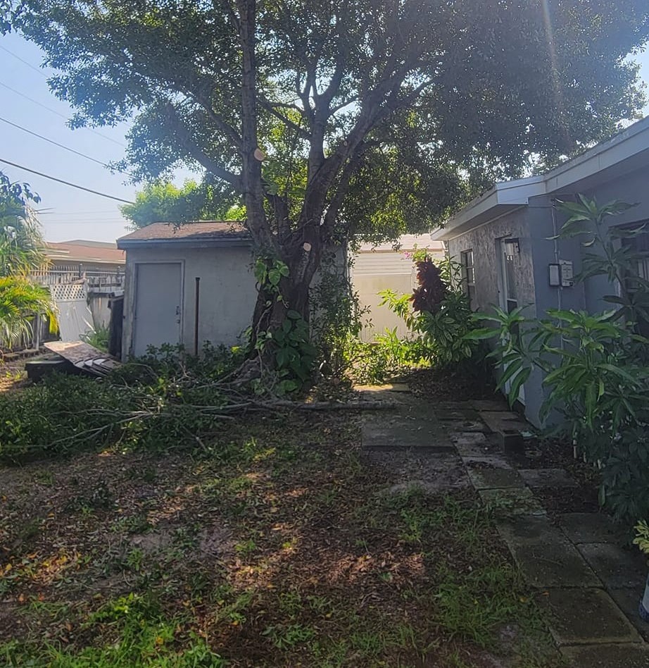 Debris cleanup before